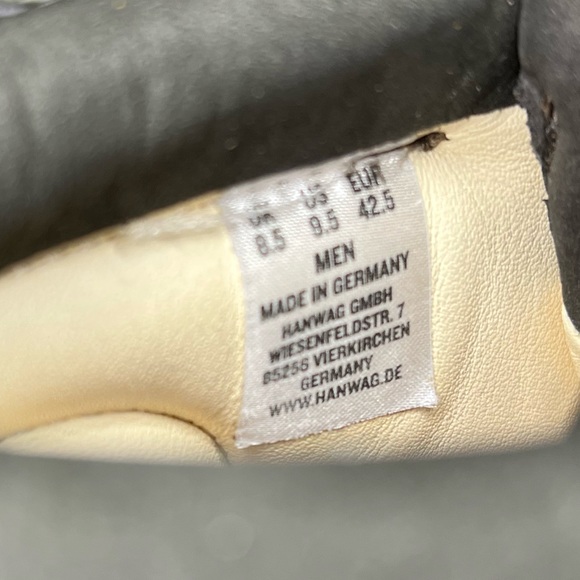 Hanwag Hiking Mid Cut Tashi Boot Made from Yak Leather in Chestnut 9.5D - Picture 4 of 6